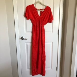 Michael Kors Orange maxi dress